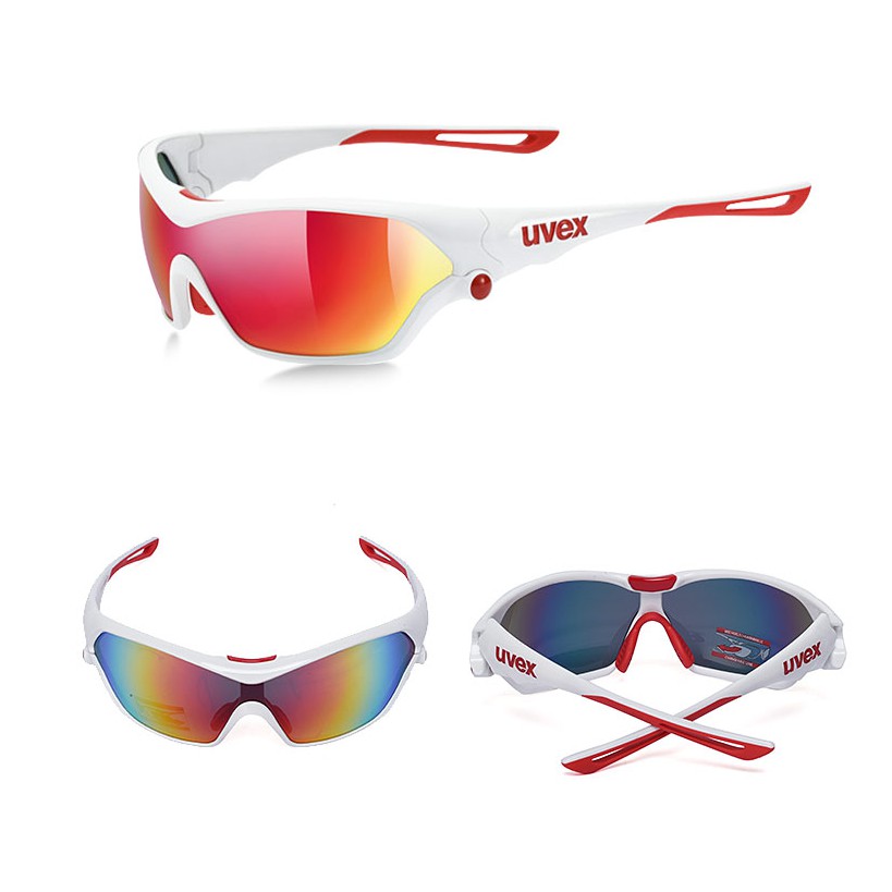 🔥全新公司貨🔥Uvex sportstyle 705 可換鏡片太陽眼鏡 白紅 全新現貨出清價