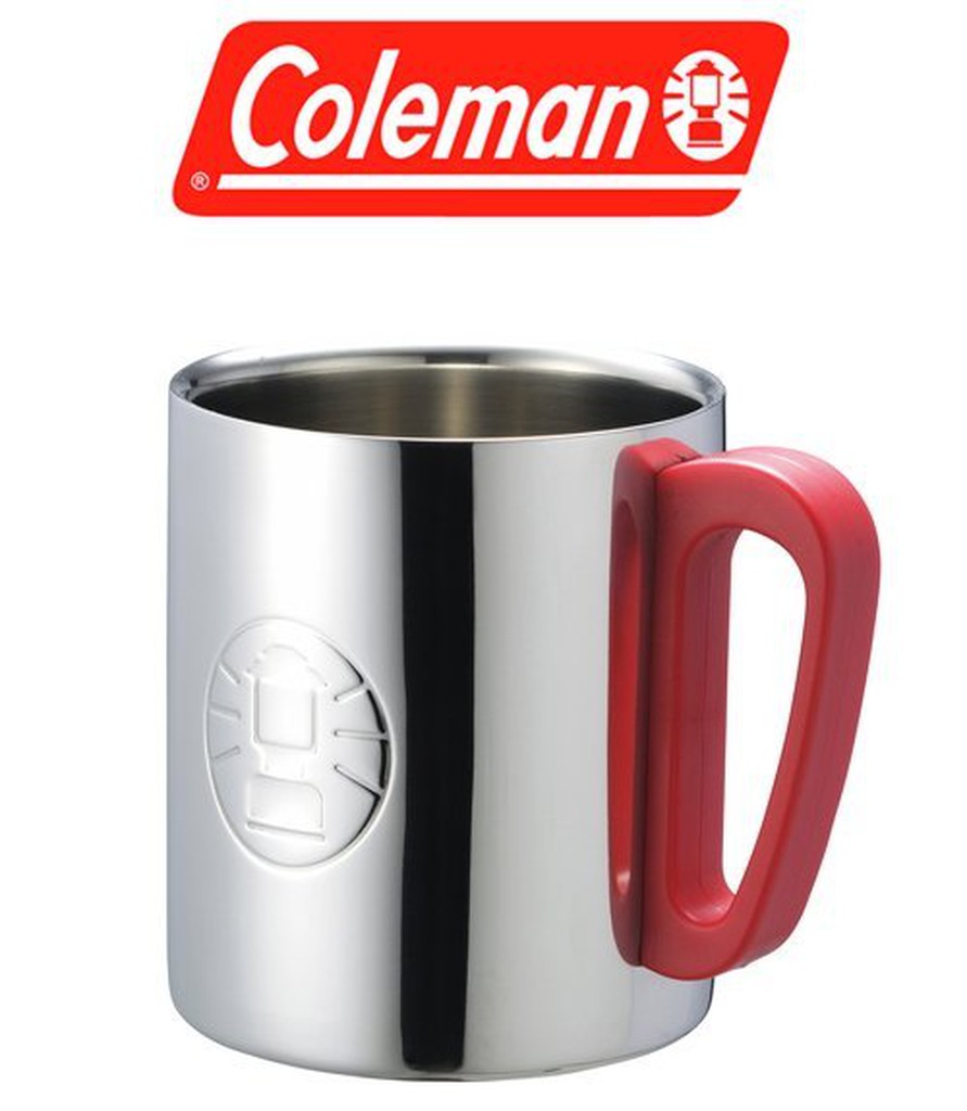 美國Coleman│CM-9484 不鏽鋼斷熱杯300㏄│紅│雙層隔熱杯 隔熱杯│大營家購物網