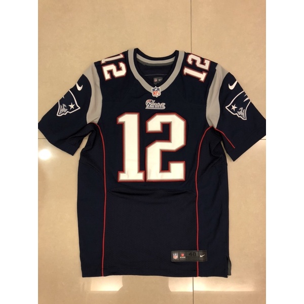 NFL 新英格蘭愛國者 Nike Elite 40 四分衛 Tom Brady 球員版 已絕版款式 球衣