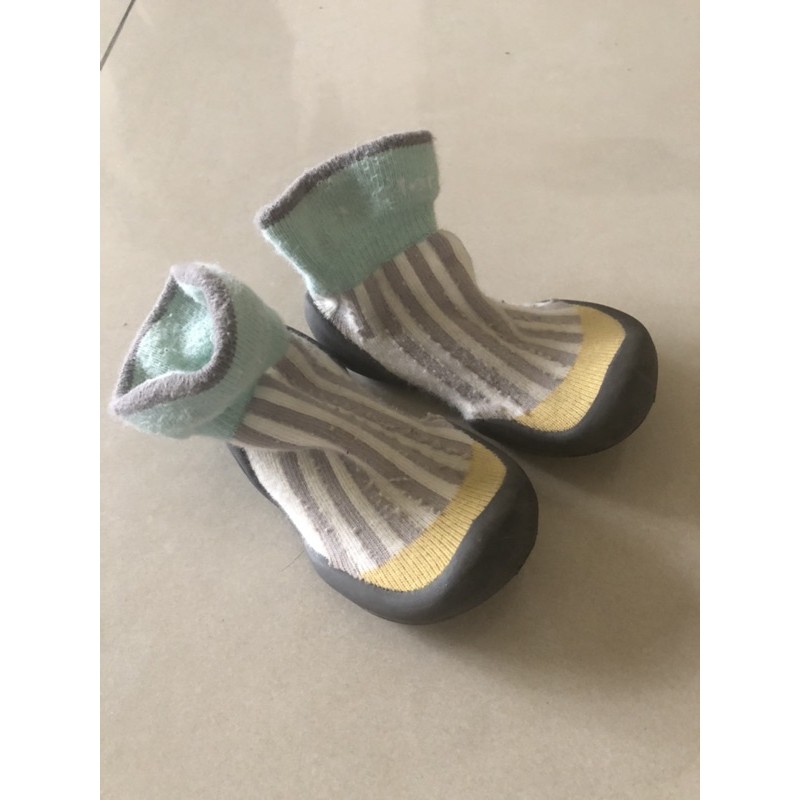 [二手]韓國Kinderspel 襪鞋 13號 條紋 學步鞋