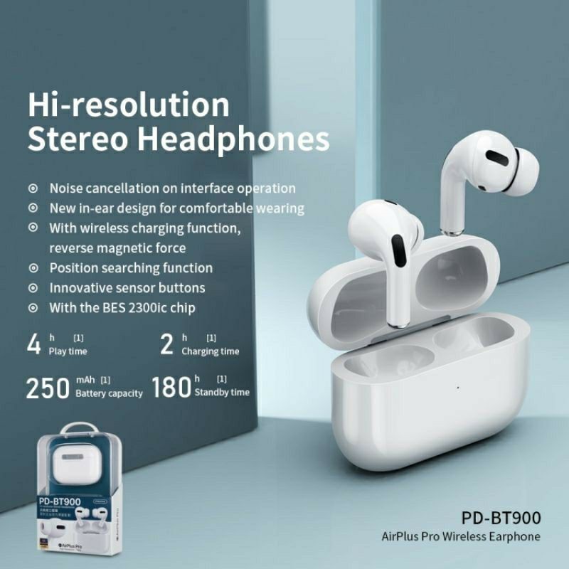 🔥免券免運再送保固🔥PD-BT900 真藍牙耳機 AirPlus Pro 藍牙5.0 立體聲 台灣公司貨 蘋果 安卓