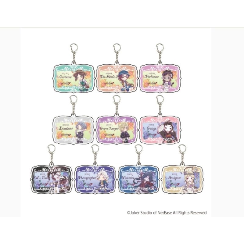 【現貨❆日本】第五人格 第五 第五周邊 identityV Graffart 雕刻 小提琴 攝影 黑白 傑克 傭兵 棺納