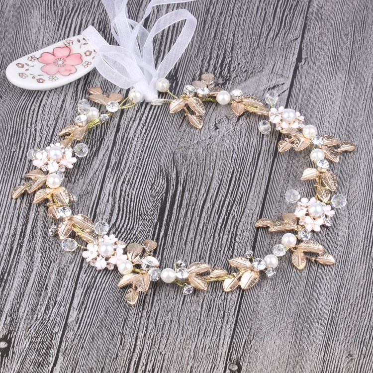 新手新娘祕書推薦 歐式 巴洛克風 金色金屬髮帶 新娘伴娘頭飾 孕肚照 海外自助婚紗拍照攝影 簡易配戴 AI22美人館