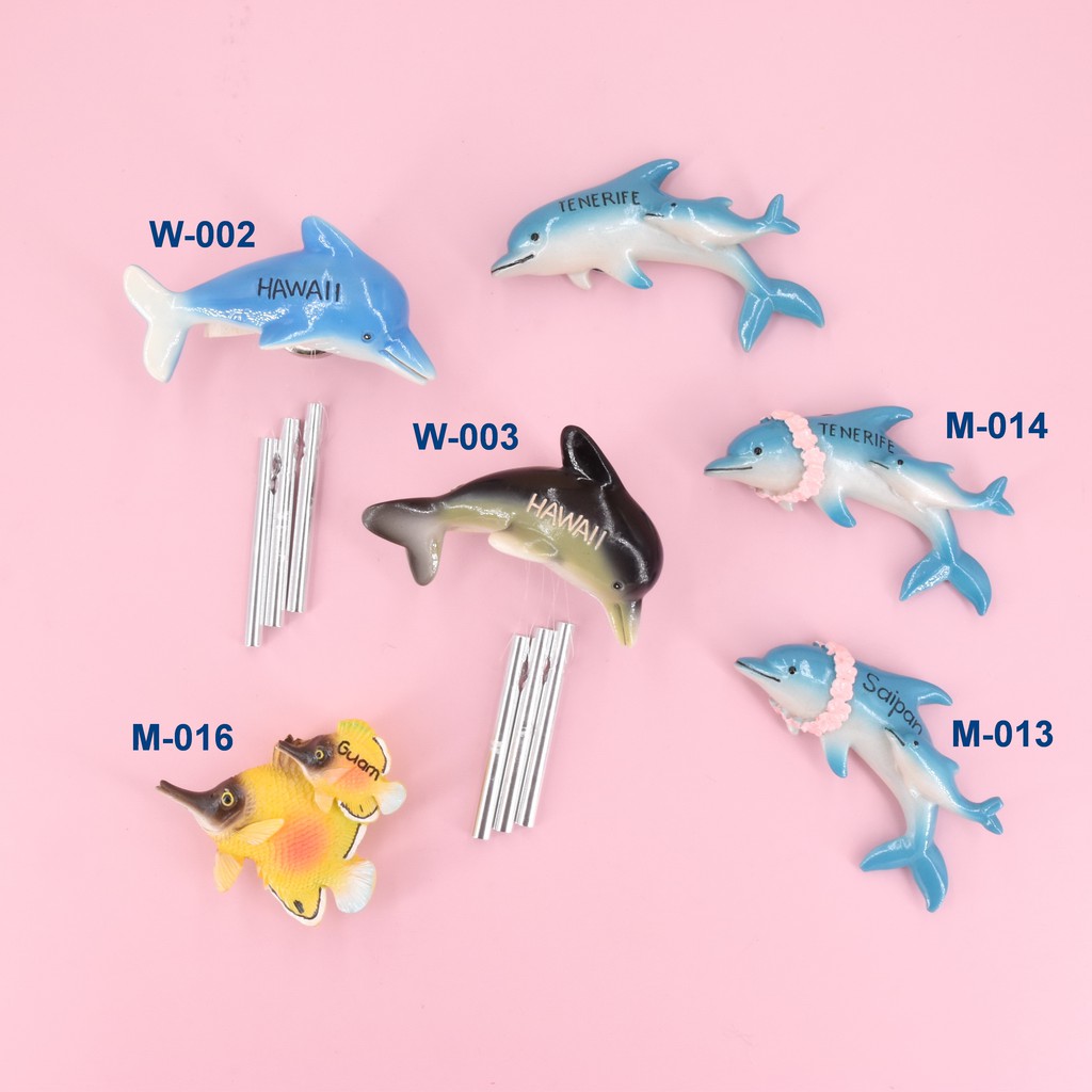 【AJ】海洋 多款磁鐵 海豚 鯨魚 熱帶魚 poly磁鐵 樹脂冰箱貼 // 立體 仿真 居家裝飾 創意家居擺飾 時尚伴手