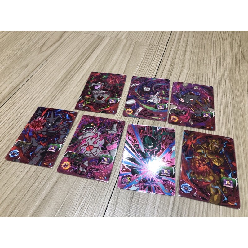 七龍珠英雄第三彈umt3 Cp 卡全套一星龍二星龍三星龍四星龍五星龍六星龍七星龍 蝦皮購物