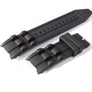 黑色 26 毫米橡膠錶帶適用於 Invicta Pro Diver 計時碼表系列