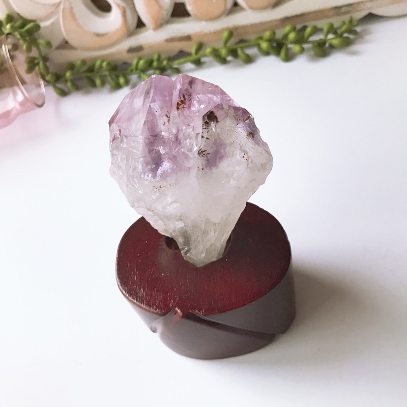 Giant Amethyst Point 紫水晶骨幹權杖 鈦晶-180g