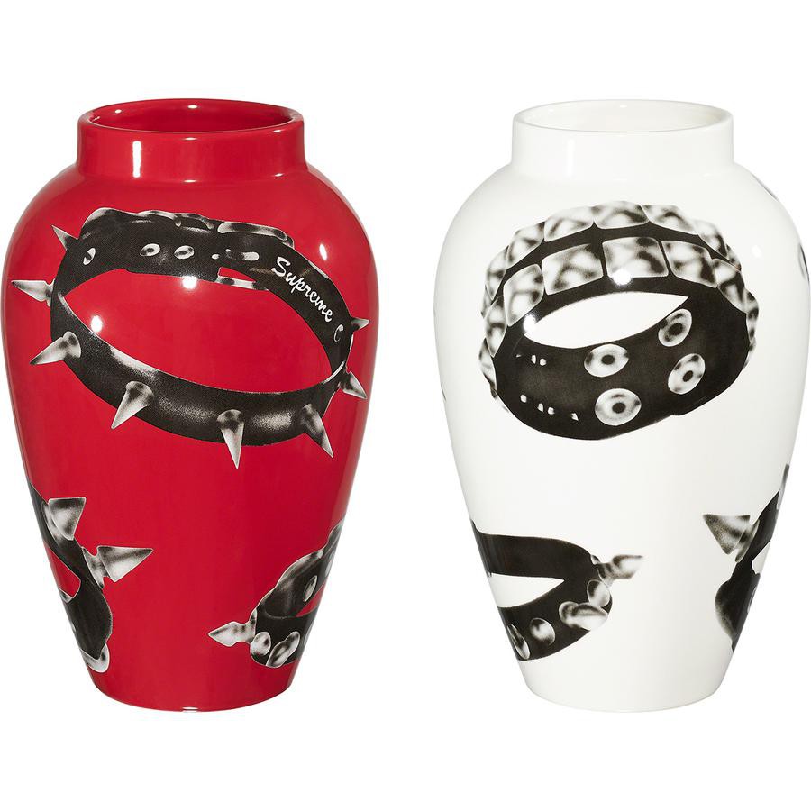 supreme 花瓶 Studded Collars Vase White