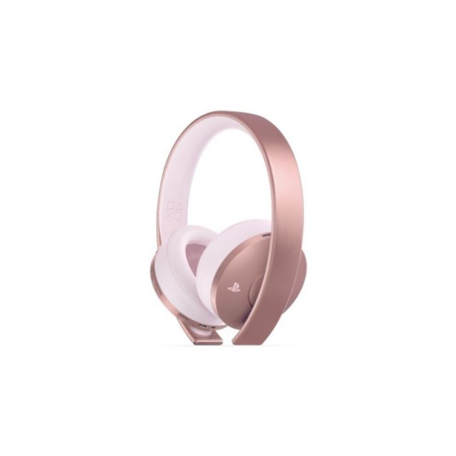 SONY PS4原廠 7.1虛擬聲道 輕量抗噪 無線耳罩耳機組玫瑰金CUHYA-0080RG