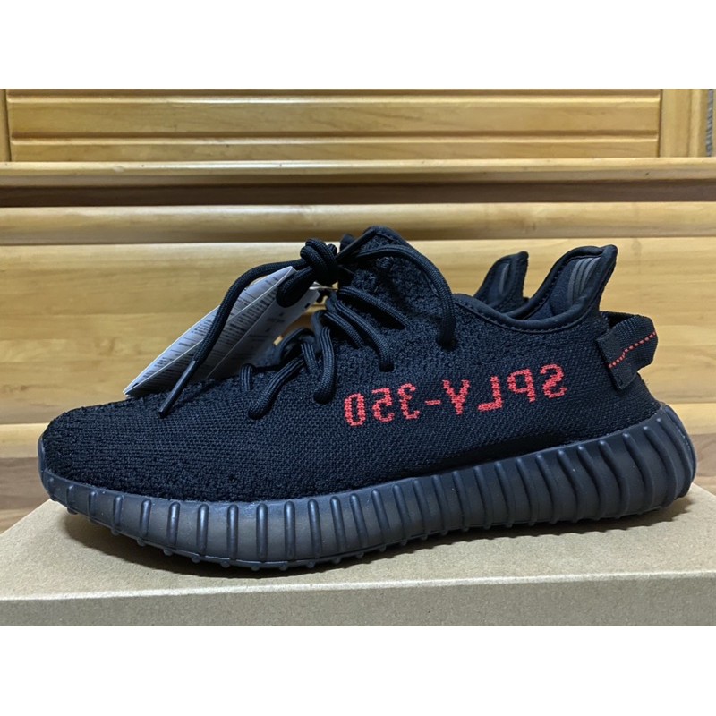 現貨 adidas yeezy boost 350 v2 黑 紅 黑底紅字 男 女 CP9652 椰子