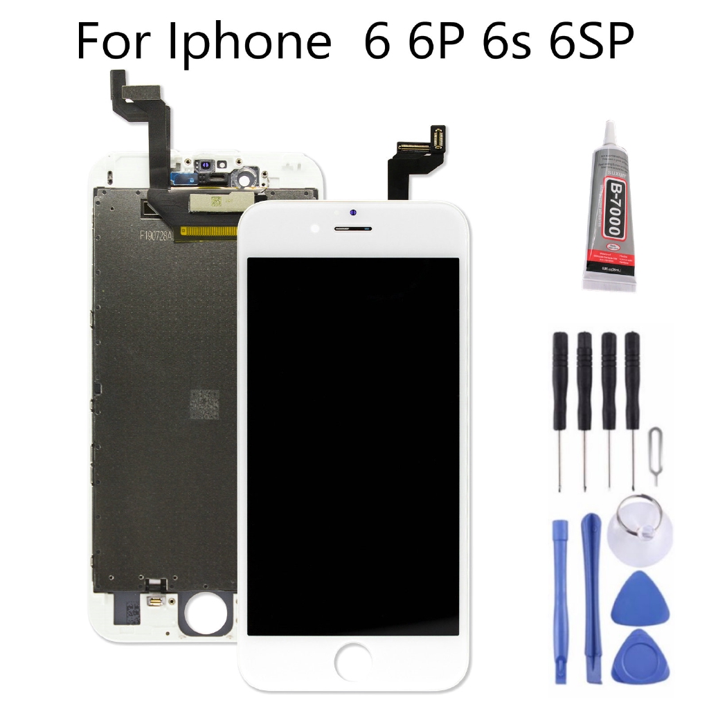 適用于蘋果 iPhone 6 6P 6SP 6S Plus LCD 液晶触摸屏 熒幕 面板 總成 更换 带工具黑白