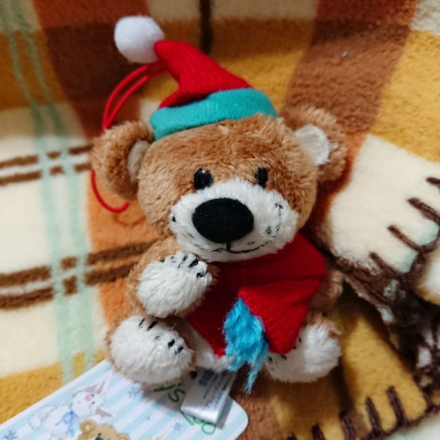 Suzy's zoo 聖誕系列 梨花熊 小熊玩偶吊飾