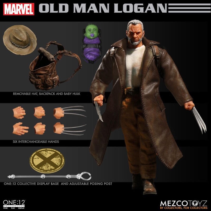 玩具主義) 代理版 MEZCO One:12 X戰警 X-Men 金剛狼 金鋼狼 OLD MAN LOGAN 老年羅根