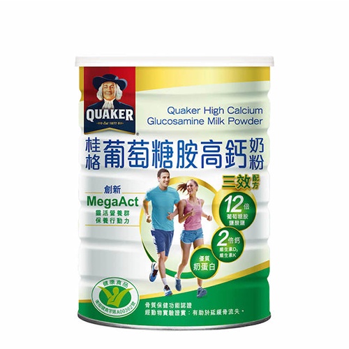 桂格葡萄糖胺高鈣奶粉1500g【愛買】|