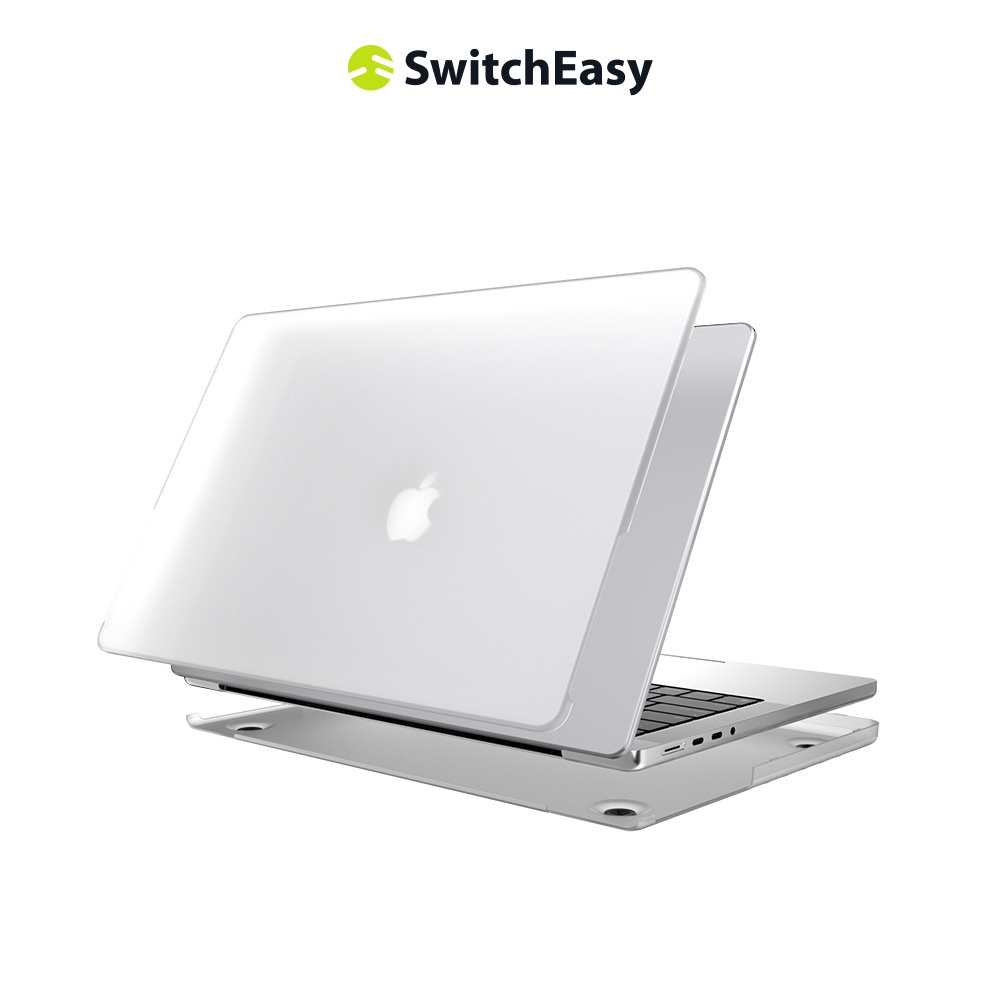 SwitchEasy 魚骨牌 NUDE MacBook Air/Pro全尺寸磨砂筆電保護殼 適用M1/M2/M3