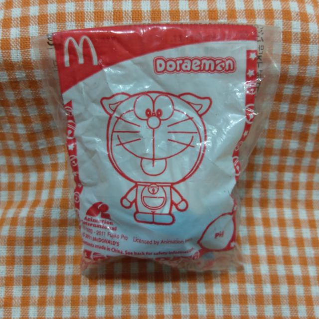 麥當勞玩具哆啦A夢十二生肖塑膠吊飾-豬（最後五個）