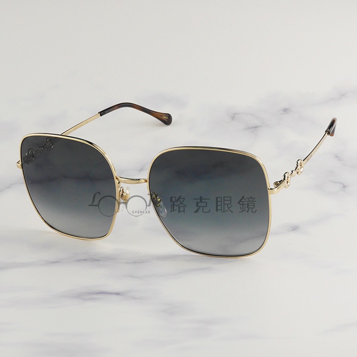 【LOOK路克眼鏡】Gucci 太陽眼鏡  方框 金屬 漸層鏡片 GG0879S 001