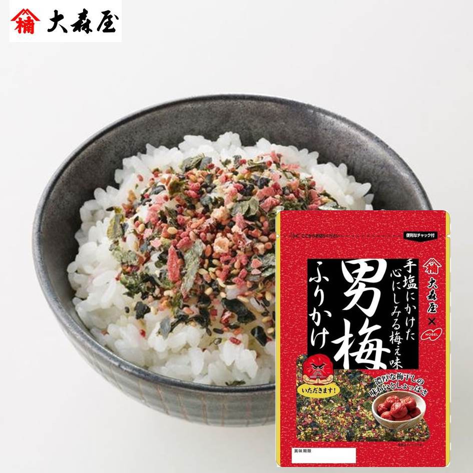 大森屋xnobel 男梅紫蘇梅風味飯友35g 日式拌飯料香鬆日本進口美食挑食屋 蝦皮購物