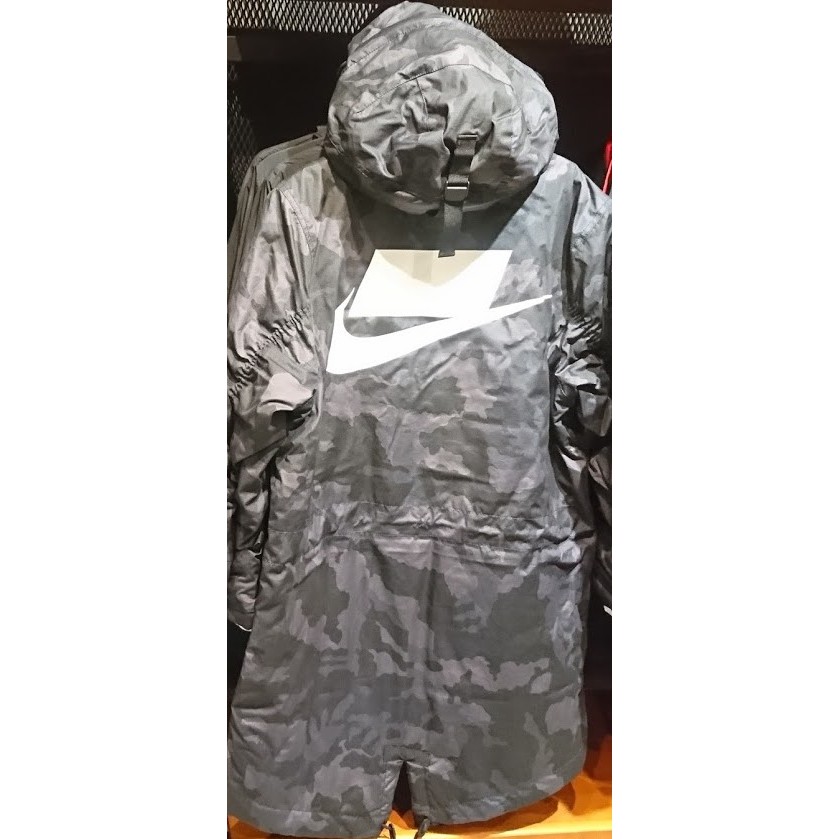 2018 11月 NIKE SYNTHETIC-FILL PARKA 防風 長版 連帽外套 大衣 AA8860-475