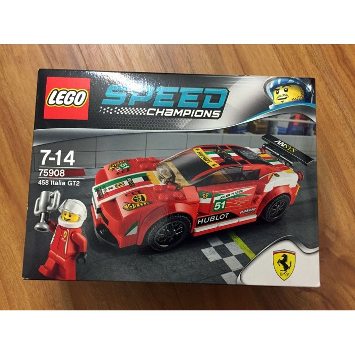 -南港97- ”歡迎刷卡“ 美版 Lego 樂高 75908 Speed Champion 458 Italia GT