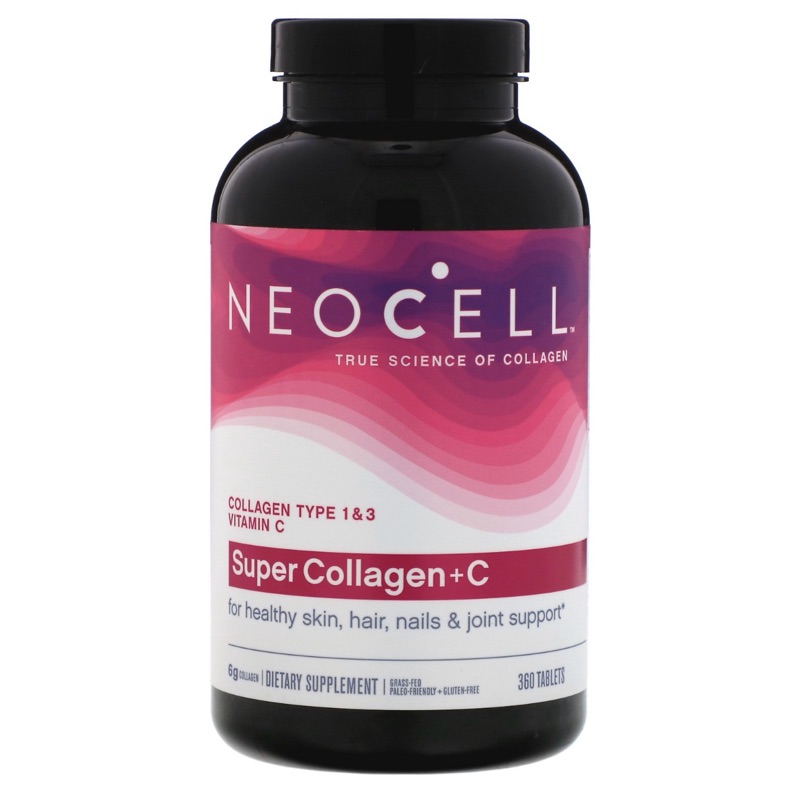 現貨【美國直送】 Neocell 膠原蛋白 Super Collagen +C 360片妮兒 高單位膠原蛋白 1型+3型