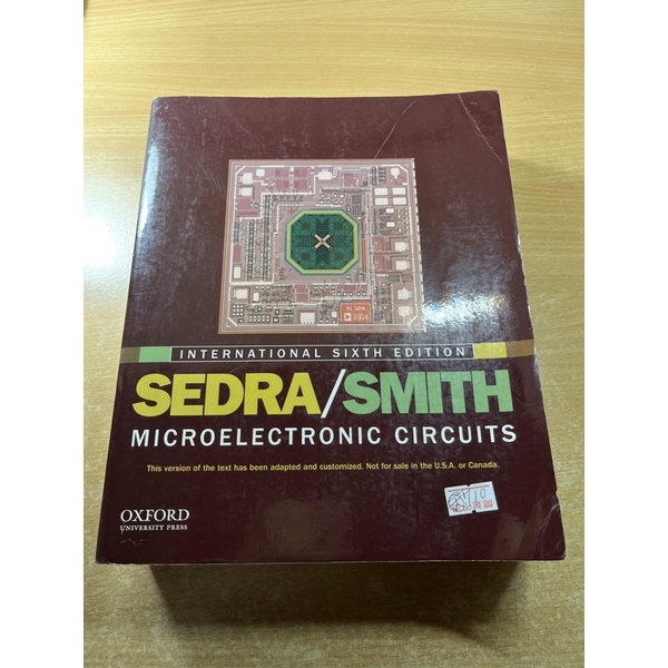 Sedra/Smith Microelectronic Circuits 6版 二手書