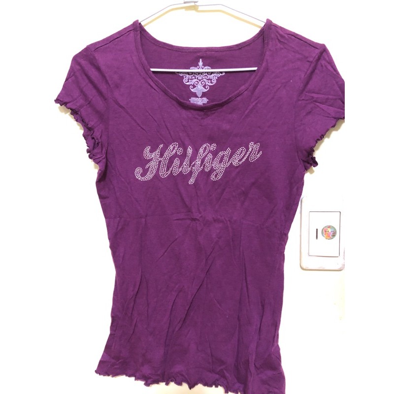 【二手】Tommy Hilfiger 上衣 短袖 T恤 紫
