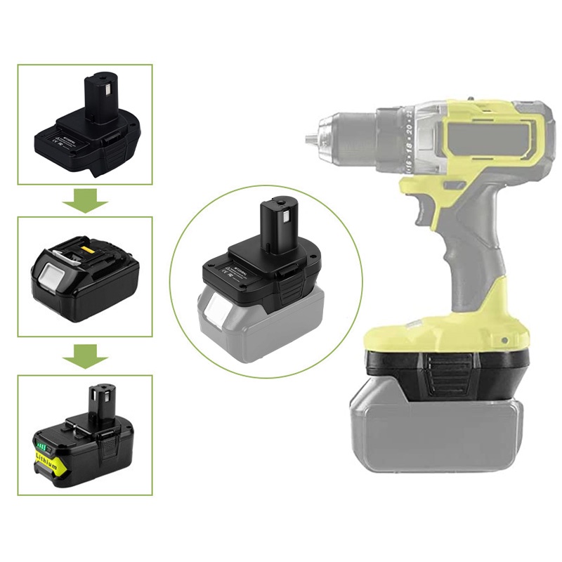 電池適配器 MT20RNL 用於牧田 18V 鋰離子電池轉換器用於 Ryobi 18V 鋰離子電池工具使用 BL1860