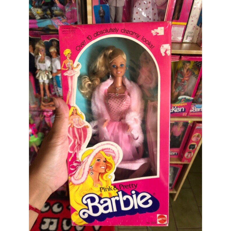 全新古董芭比 台灣第一隻芭比 粉紅barbie pink pretty 美泰兒