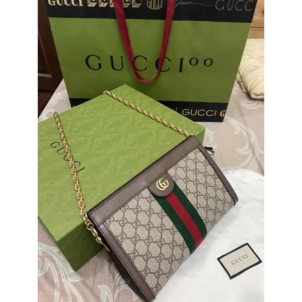 gucci磁鐵扣鏈包