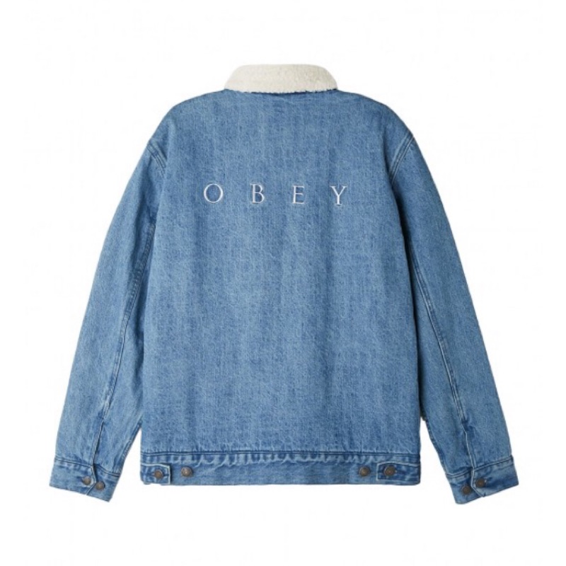 Obey division sale denim jacket