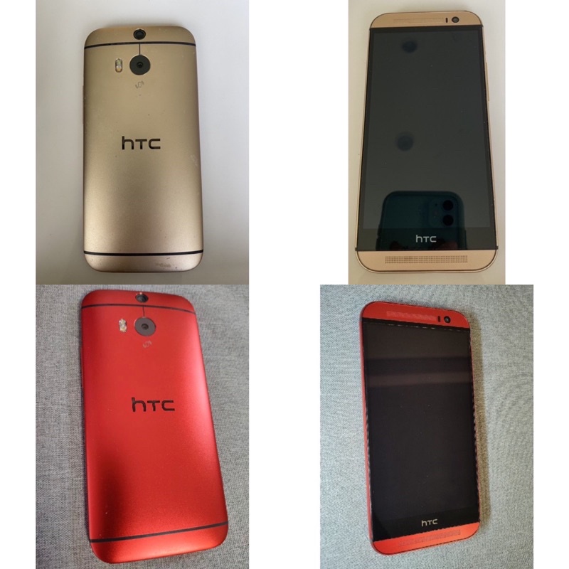 HTC One M8 紅色金色 各一台