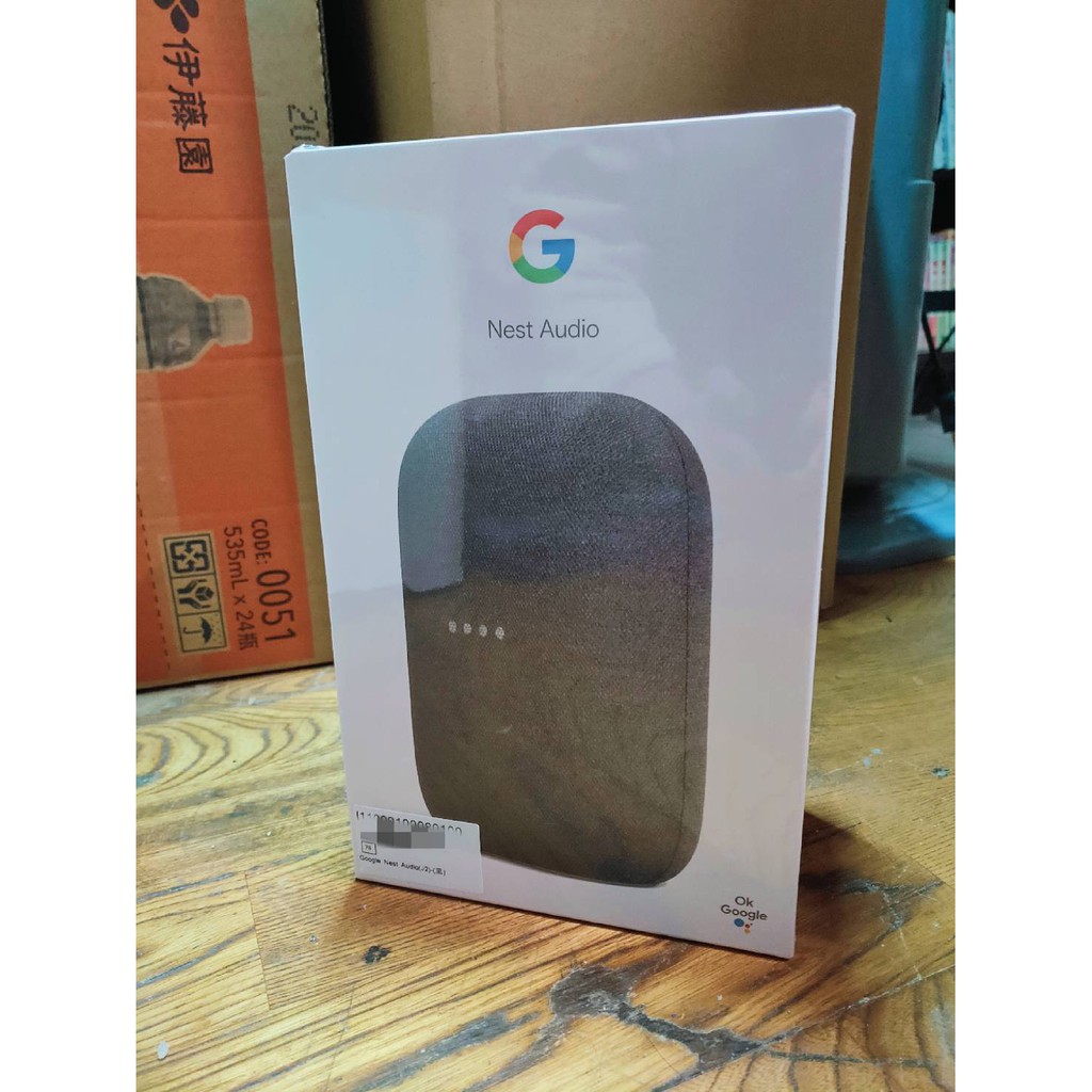 現貨 全新Google Nest Audio 智慧音響/喇叭 (石墨黑) 僅一個