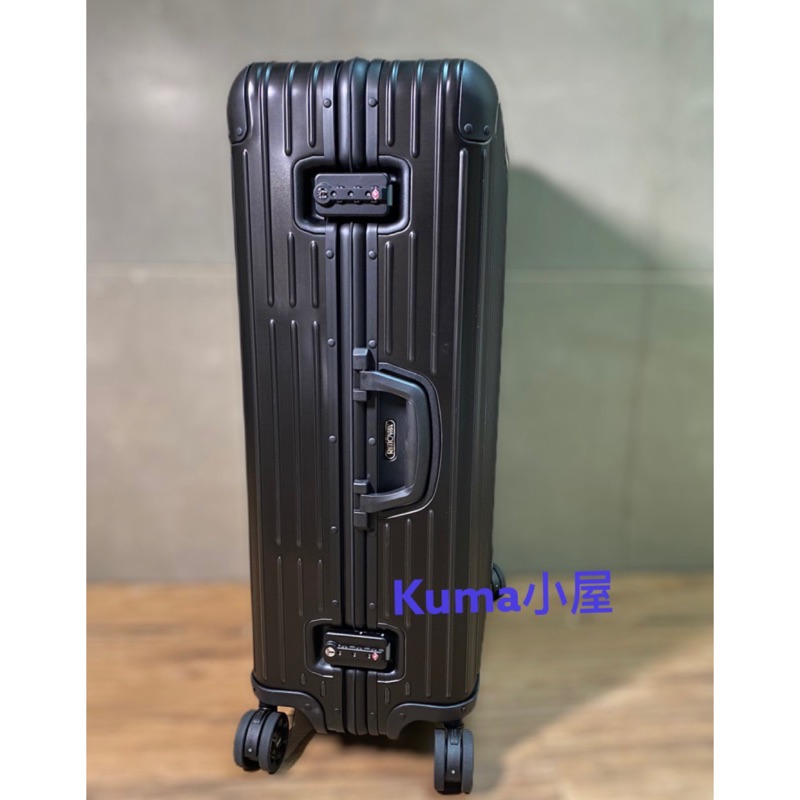 全新Rimowa topas stealth德製鋁合金30吋無etag頂規黑色84L 無etag