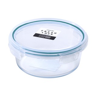 NEOFLAM 耐熱玻璃保鮮盒-圓形-950ml-臺灣原廠公司貨