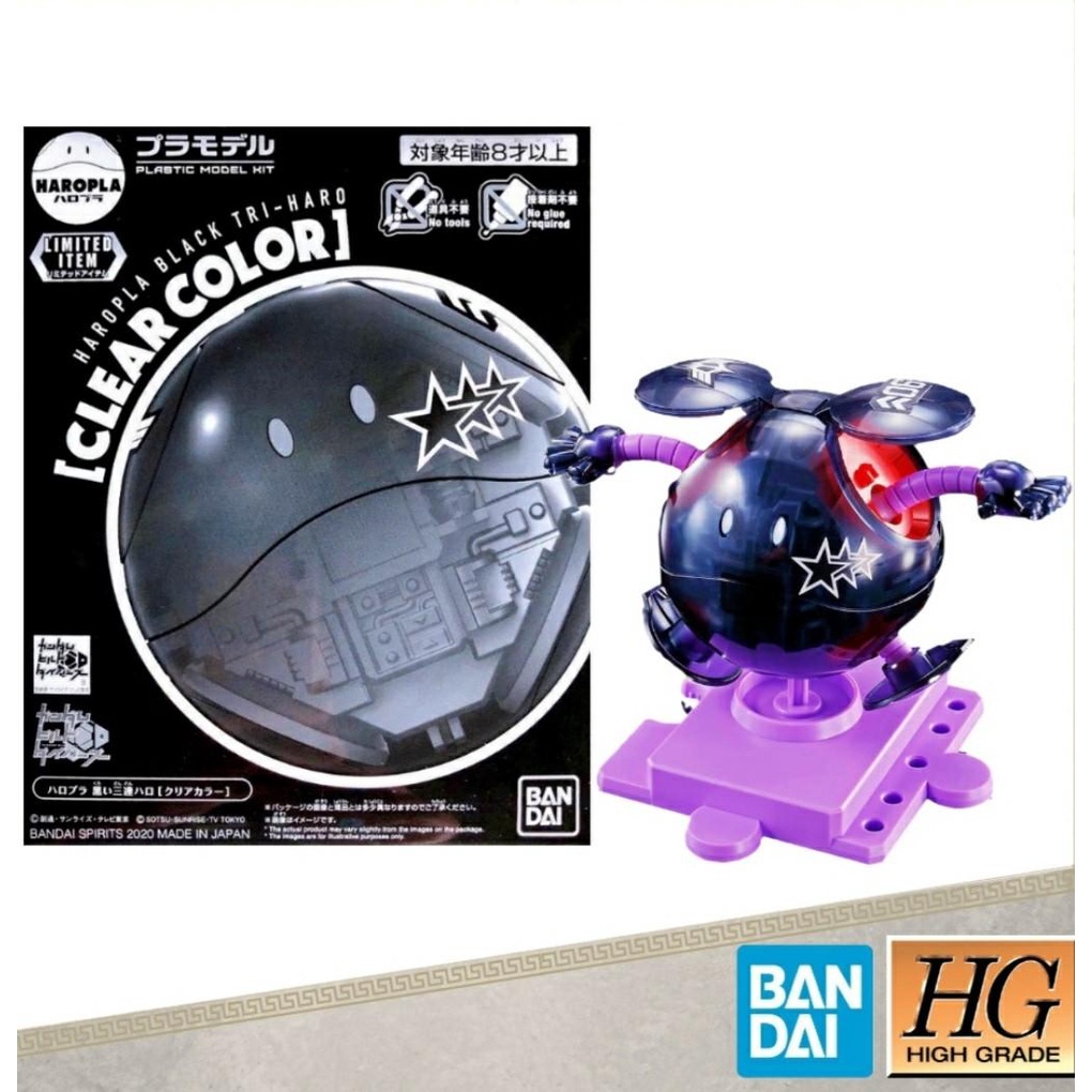 全新 現貨 稀有 透明 黑色三連星 Haro 哈囉 鋼彈模型 限定 PB 日版 彩透 HG SD 1/144