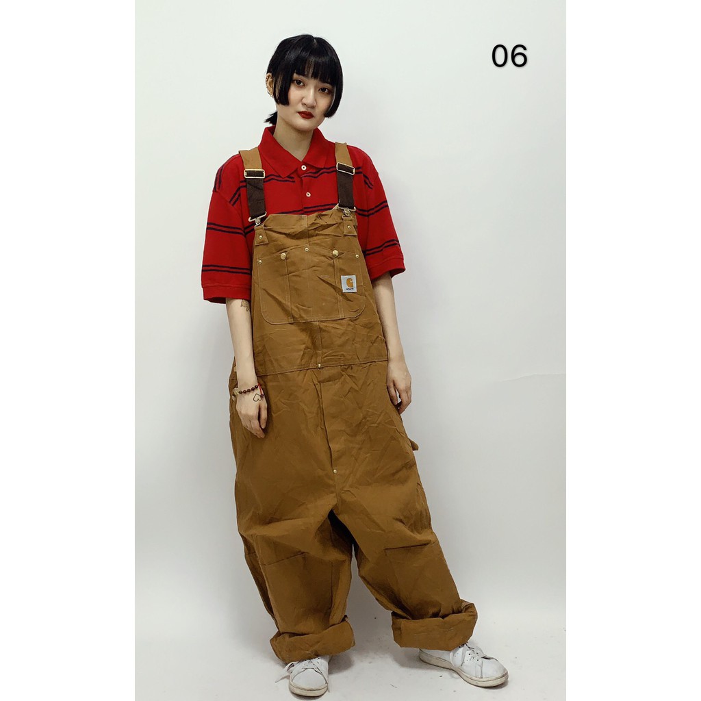 【Rock Vintage搖滾古著】古著吊帶褲 吊帶褲 CARHARTT DICKIES 復古 工裝吊帶褲 06