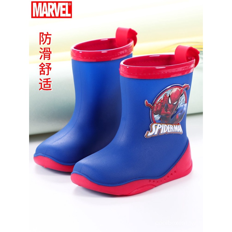 幼兒園兒童寶寶男童迪士尼輕便雨靴小學生蜘蛛俠雨鞋水靴防滑水鞋t9ze 蝦皮購物