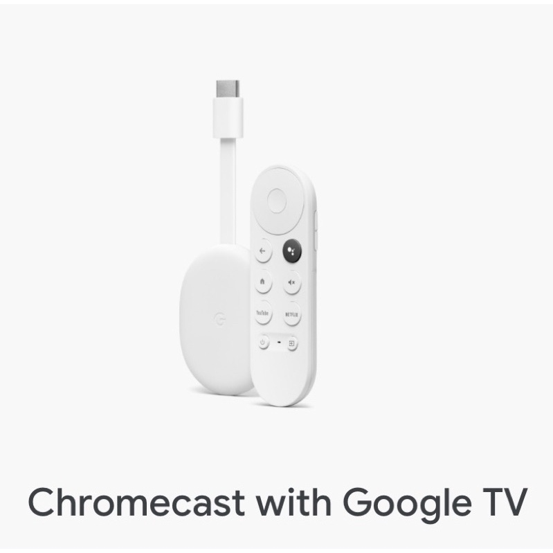 現貨！chromecast with google tv