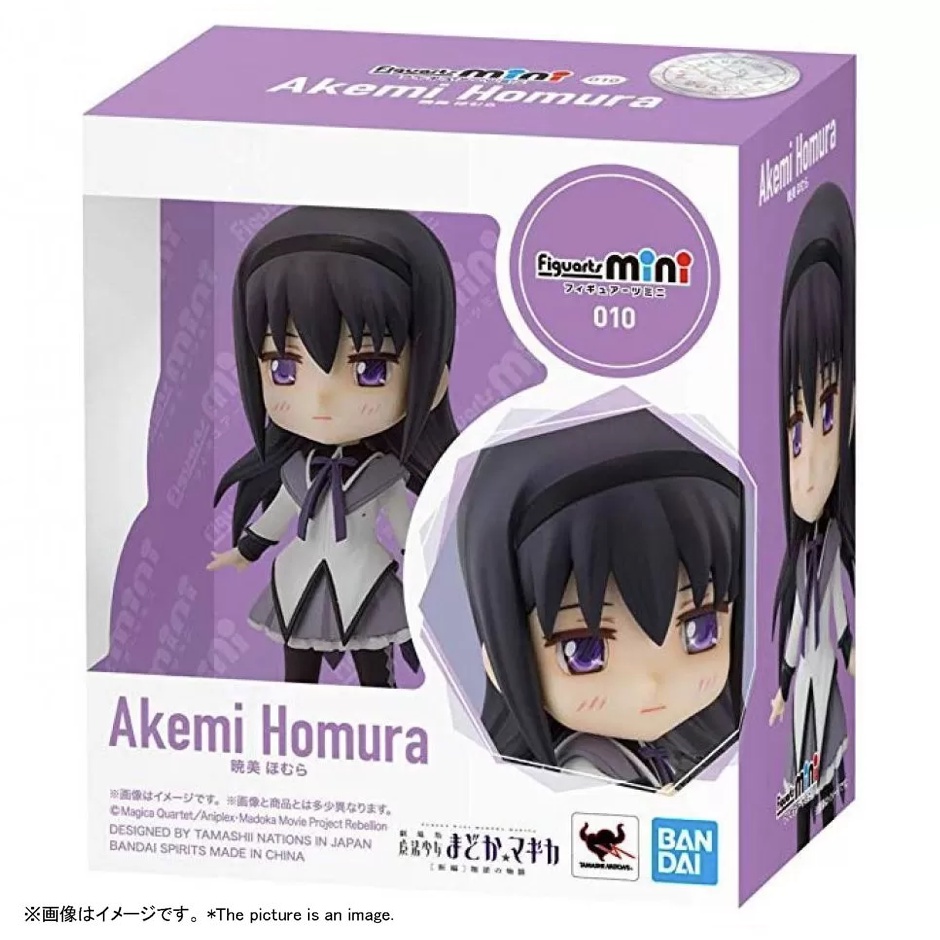 【正版盒裝現貨】萬代 Figuarts mini 010 魔法少女小圓 曉美焰 / Q版 可動公仔 / BANDAI