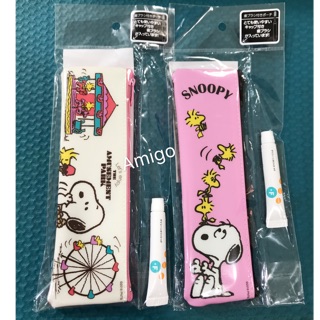 日本 Snoopy 史努比 史奴比 糊塗塔克 小黃鳥 旅行組 牙刷組 筆袋 收納袋 盥洗用品 旅行用品