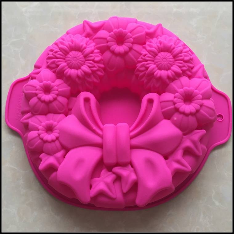10吋蝴蝶結蛋糕模 矽膠蛋糕模 蝴蝶結造型 ◆◆大祺百貨◆◆