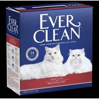 【免運】★動物雲snow的家★Ever Clean 藍鑽貓砂25磅 凝結力最強 口碑最好 礦砂