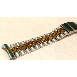 💯🇹🇼金牌商店🌟ROLEX 勞力士20mm代用五珠錶帶 無商標 中間k金電鍍 22目16233 16234 1603