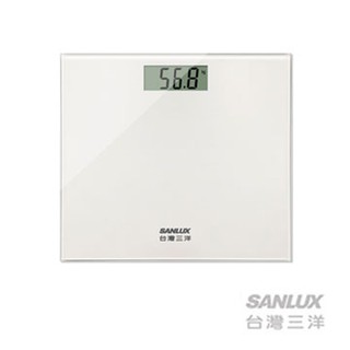 SANLUX台灣三洋電子體重計 SYES-301(W白)