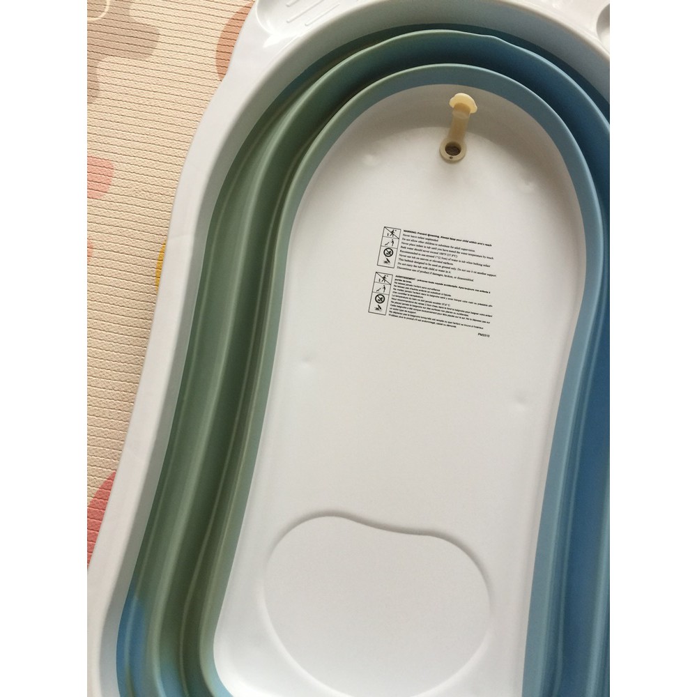 【美國 Karibu】 時尚折疊式嬰幼浴盆(洗澡盆) / Simba小獅王辛巴專用浴網 一起賣