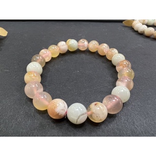 SaYos 《手串》天然 櫻花瑪瑙 手珠 8mm 瑪瑙