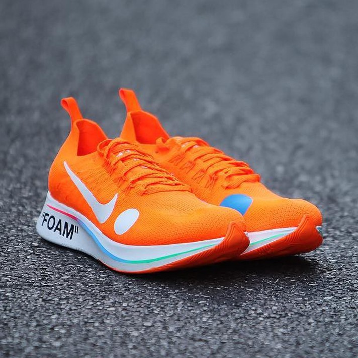 nike zoom white and orange