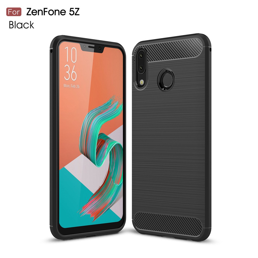 碳纖維 Asus Zenfone 5 5z 2018版ze620kl Zs620kl拉絲碳纖維軟套 保護套 背蓋全包 蝦皮購物