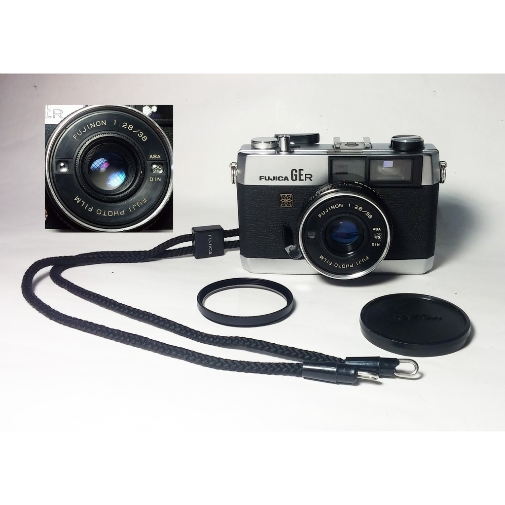 [ 慢調思理 ] 美品級 富士Fujica GER 日本製 / 38mm f2.8 富士龍 鏡頭乾淨 . 功能都正常